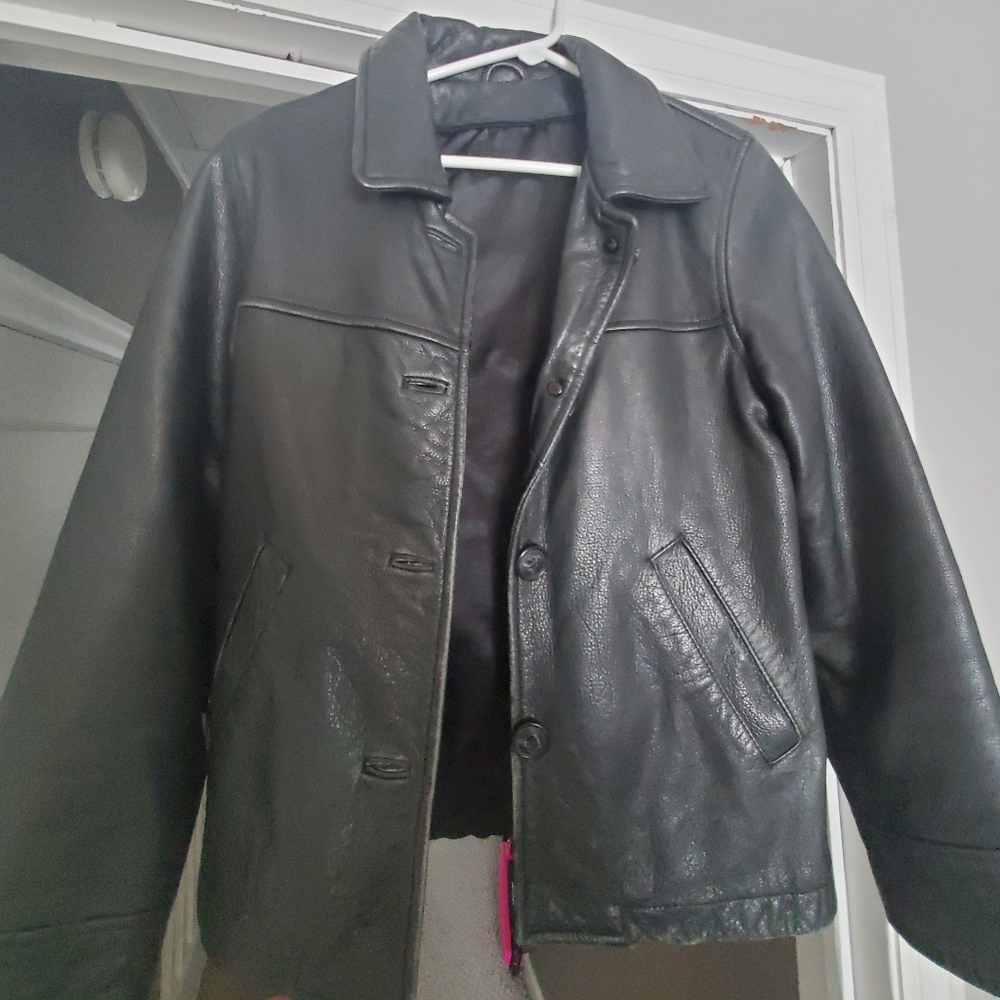 Womens leather Coat